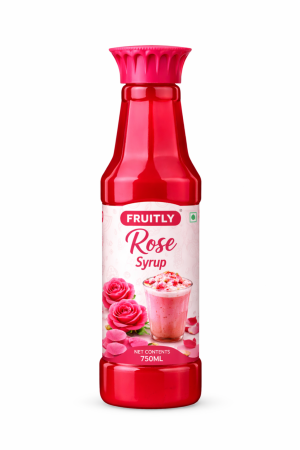 Fruitly Rose Syrup 750 ML